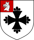 English Family Shield for Pershall or Peshall
