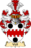 English Coat of Arms (v.23) for the family Viell