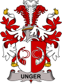 Coat of arms used by the Danish family Unger