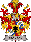 Danish Coat of Arms for Sponeck