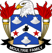 Coat of arms used by the Moultrie family in the United States of America