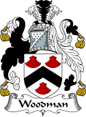 English Coat of Arms for Woodman