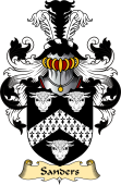 English Coat of Arms (v.23) for the family Sanders or Saunders