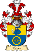 v.23 Coat of Family Arms from Germany for Rader