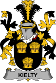 Irish Coat of Arms for Kielty ot O'Quilty