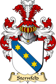 v.23 Coat of Family Arms from Germany for Sternfeld