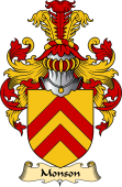 English Coat of Arms (v.23) for the family Monson or Munson