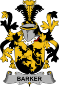 Irish Coat of Arms for Barker