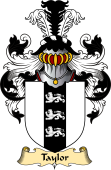 English Coat of Arms (v.23) for the family Taylor I
