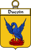 French Coat of Arms Badge for Ducoin (Coin du)