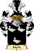 French Family Coat of Arms (v.23) for Merle