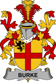Irish Coat of Arms for Burke