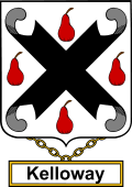 English Coat of Arms Shield Badge for Kelloway