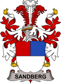 Danish Coat of Arms for Sandberg