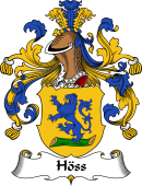 German Wappen Coat of Arms for Höss