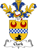 Coat of Arms from Scotland for Clark or Clerk