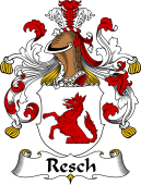 German Wappen Coat of Arms for Resch