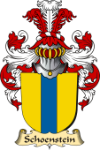 v.23 Coat of Family Arms from Germany for Schoenstein