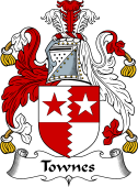 Scottish Coat of Arms for Townis or Townes