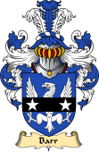 Scottish Family Coat of Arms (v.23) for Barr or Barry