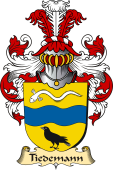 v.23 Coat of Family Arms from Germany for Tiedemann