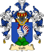 Italian Family Coat of Arms (v.25a) Galli