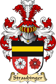 v.23 Coat of Family Arms from Germany for Straubinger