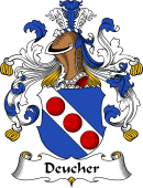 German Wappen Coat of Arms for Deucher
