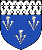 English Family Shield for Glasier or Glazier