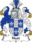 English Coat of Arms for Nutt
