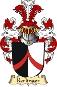 v.23 Coat of Family Arms from Germany for Kerlinger