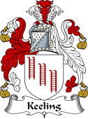 English Coat of Arms for Keeling
