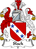 English Coat of Arms for Slack