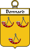 French Coat of Arms Badge for Bonnard