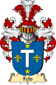 v.23 Coat of Family Arms from Germany for Feld