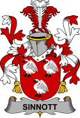 Irish Coat of Arms for Sinnott or Synnott