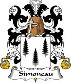 Coat of Arms from France for Simoneau