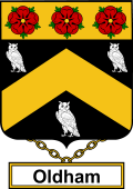English Coat of Arms Shield Badge for Oldham