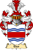 Welsh Family Coat of Arms (v.23) for Eliot (of Erwer, Pembrokeshire)