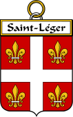 French Coat of Arms Badge for Saint-Léger