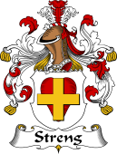 German Wappen Coat of Arms for Streng