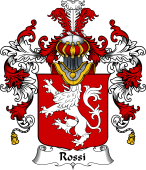 Italian Family Coat of Arms (v.25b) Rossi