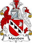 English Coat of Arms for the family Marsden