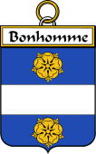 French Coat of Arms Badge for Bonhomme