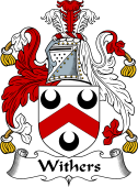 English Coat of Arms for the family Withers