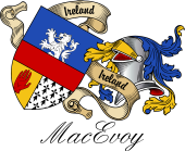 Sept (Clan) Coat of Arms from Ireland for MacEvoy