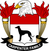Coat of arms used by the Carpenter family in the United States of America