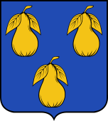 French Family Shield for Vigoureux