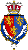Families of Britain Coat of Arms Badge for: Gates (England)