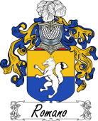 Araldica Italiana Coat of arms used by the Italian family Romano
